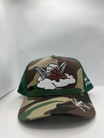 Cargar imagen en el visor de la galería, Camo Baby Angel Trucker Hat Mesh Limited
