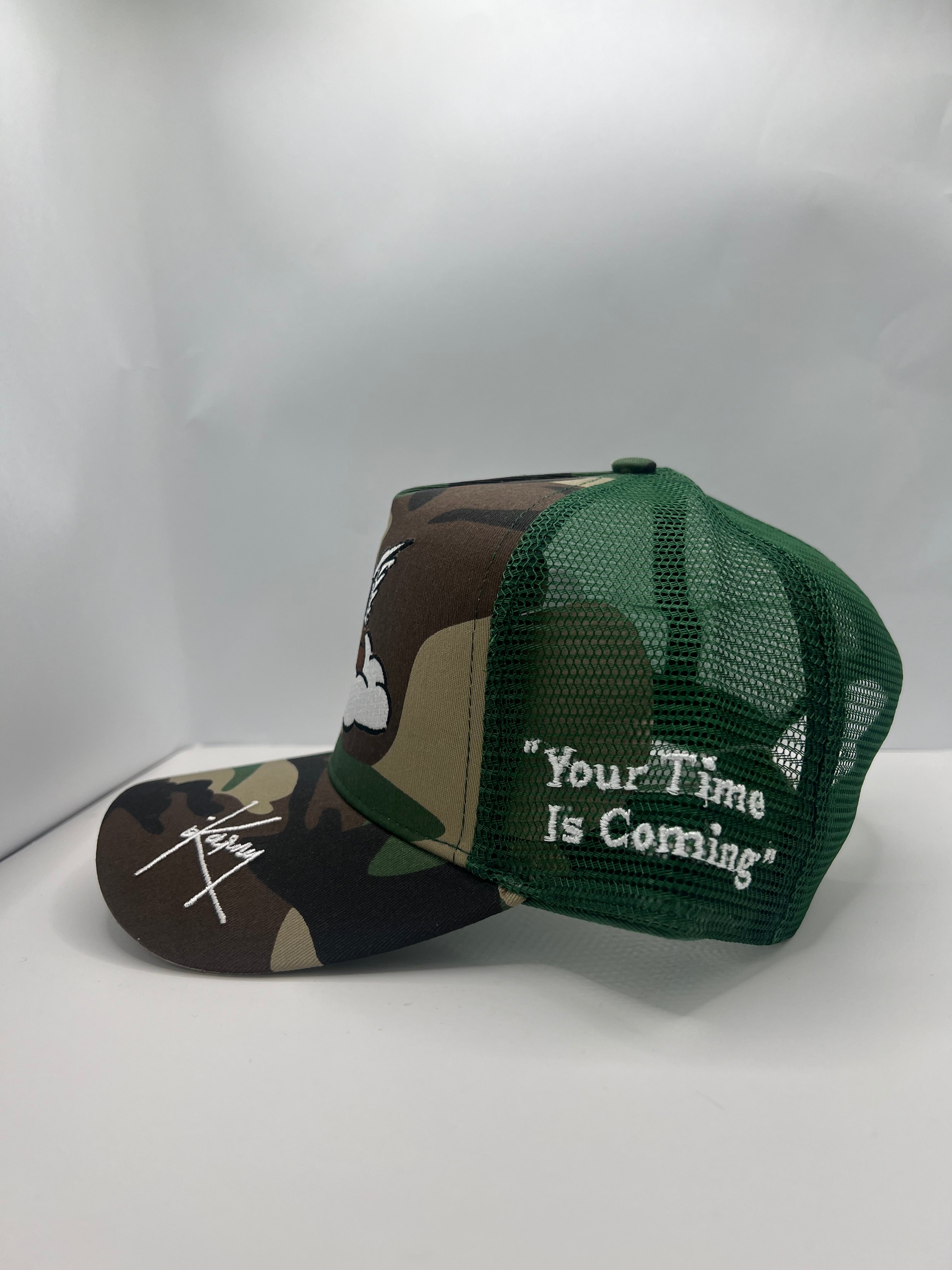 Camo Baby Angel Trucker Hat Mesh Limited